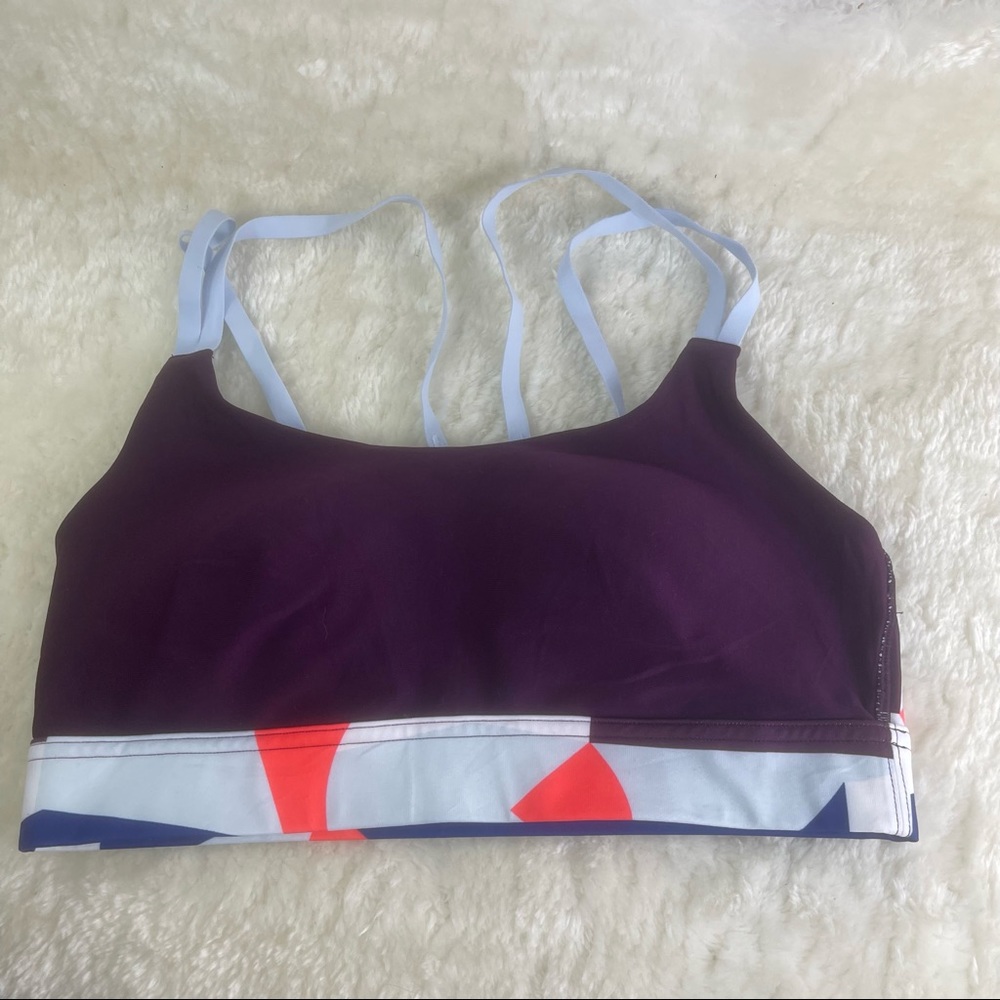 Under Armor Strappy Pullover Sports Bra Cross Back Small